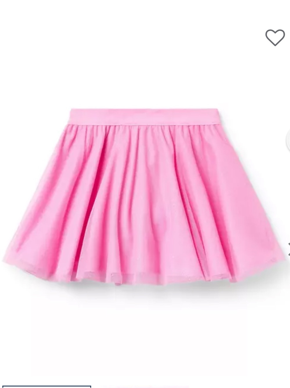NWT Janie and Jack Sparkle Tulle Skirt